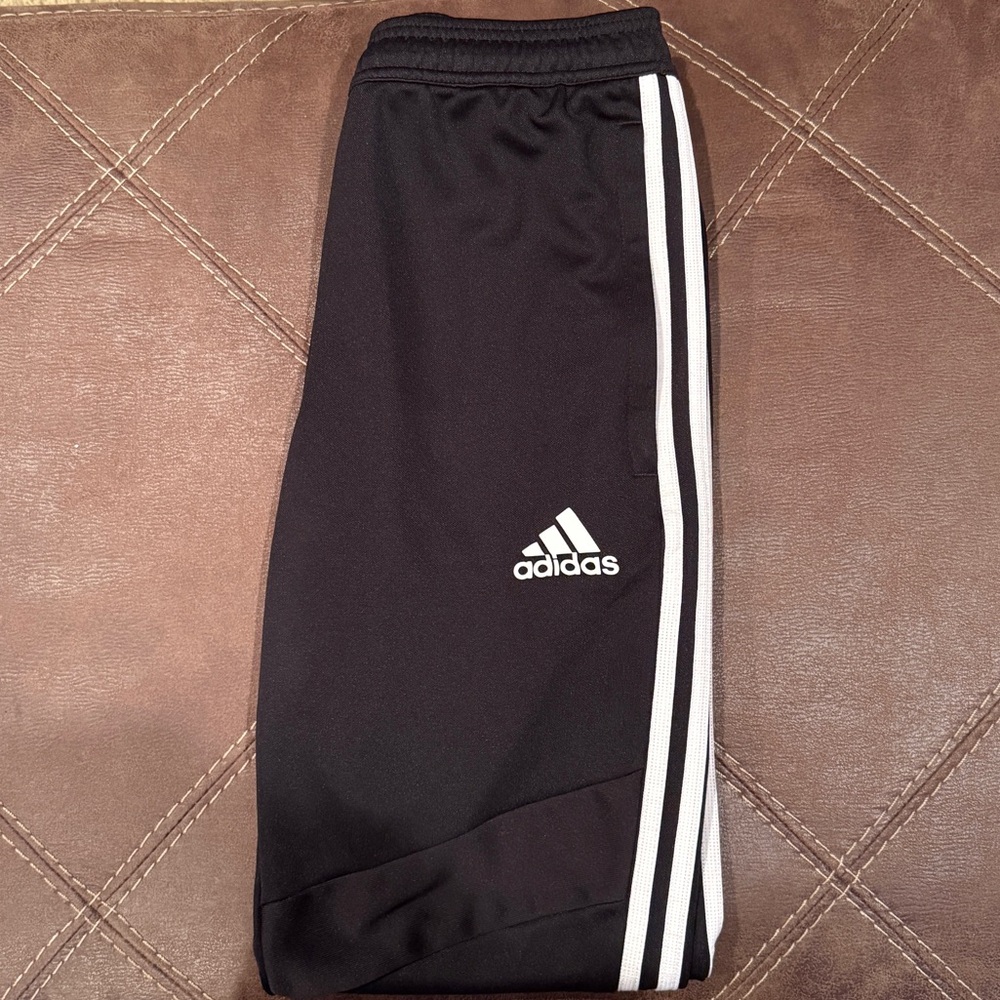 Adidas black joggers